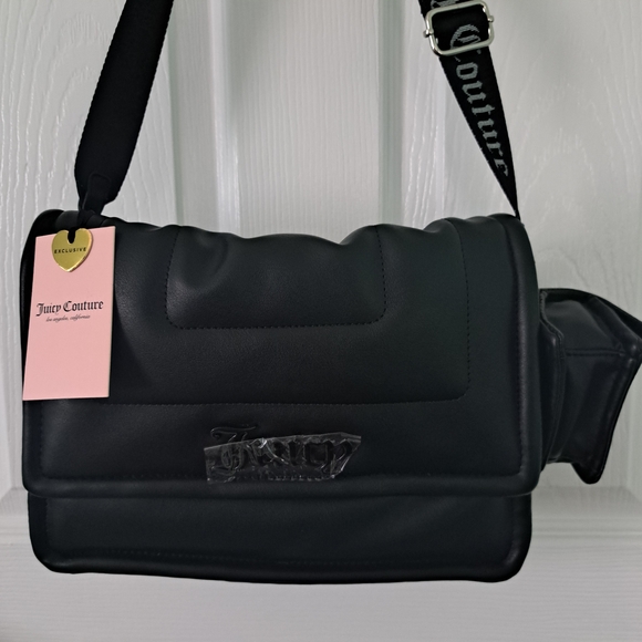 Juicy Couture Handbags - Juicy Couture Shoulder Bag With Mini Bag Charm